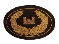 CIVIL WAR ENGINEER CORPS EMBROIDERED INSIGNIA
