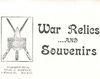 CHARLES J. GODFREY CATALOG OF WAR RELICS AND SOUVENIRS 1902