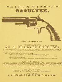 SMITH & WESSONS REVOLVER NO 1 OR 7 SHOOTER