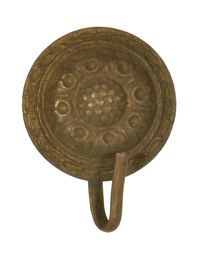 NEW YORK STATE CAVALRY HELMET SIDE BUTTON