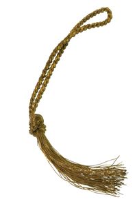 VINTAGE BRASS WIRE UNIFORM TASSEL